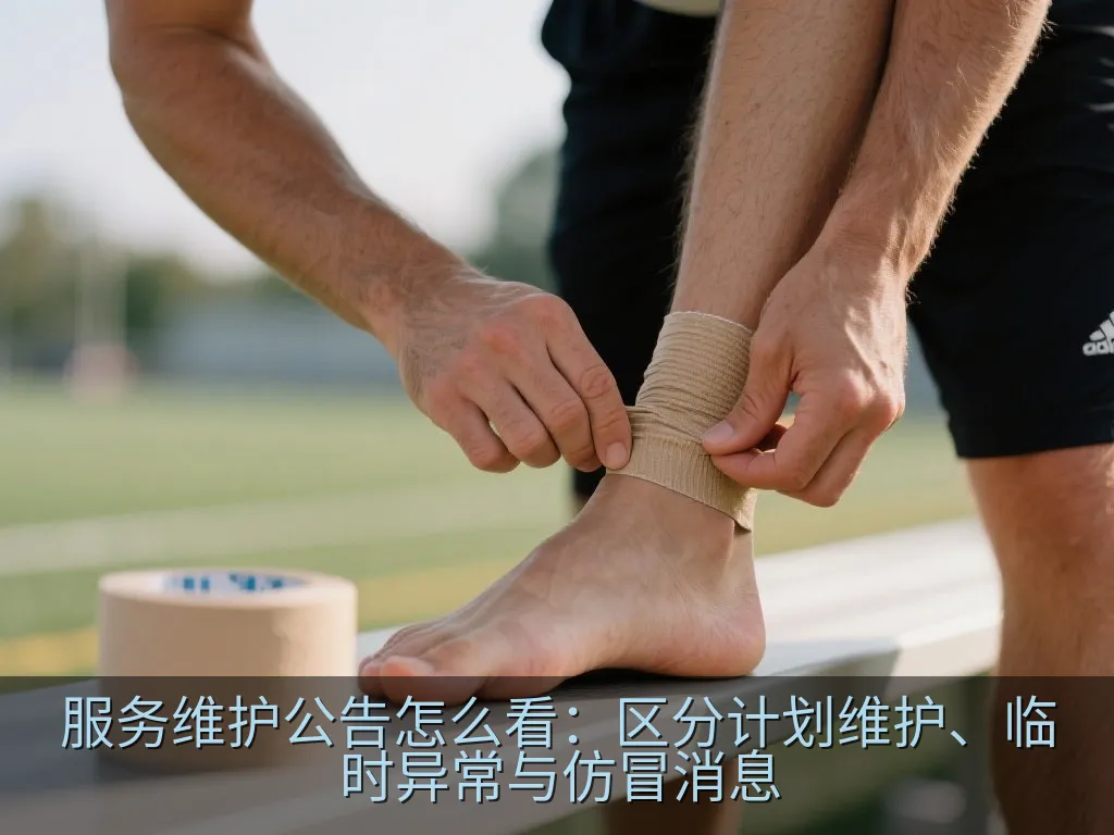 服务维护公告怎么看：区分计划维护、临时异常与仿冒消息