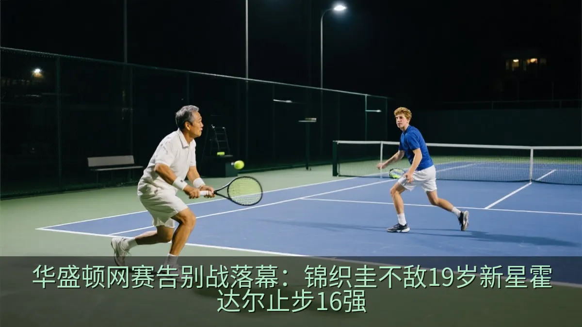 华盛顿网赛告别战落幕：锦织圭不敌19岁新星霍达尔止步16强