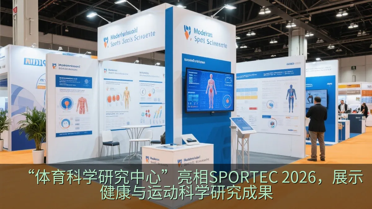 “体育科学研究中心”亮相SPORTEC 2026，展示健康与运动科学研究成果